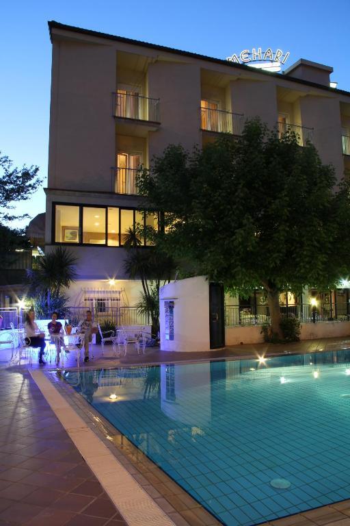 Hotel Mehari Riccione Bagian luar foto